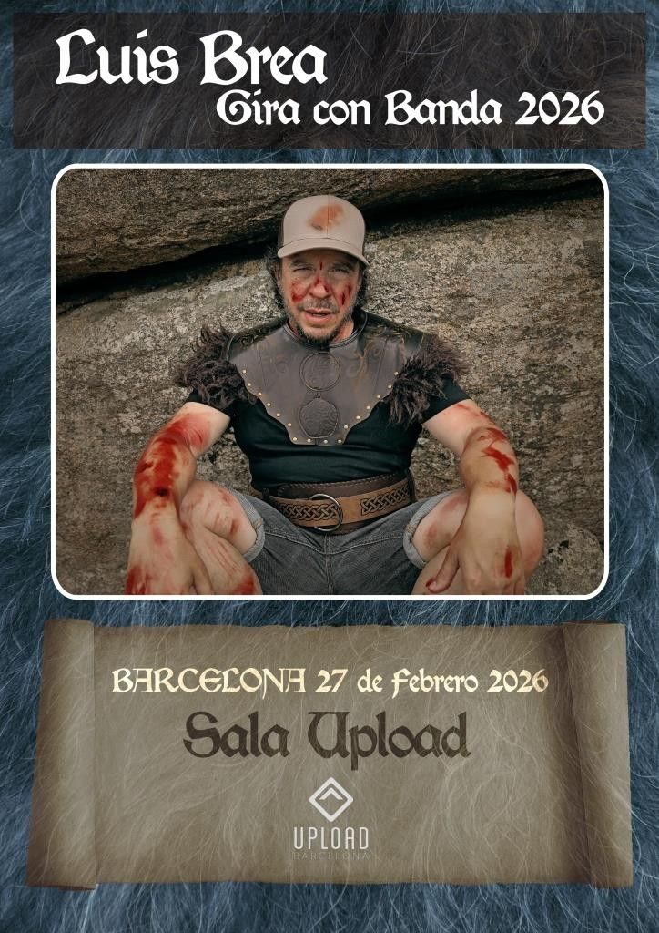 Cartel del concierto en Barcelona