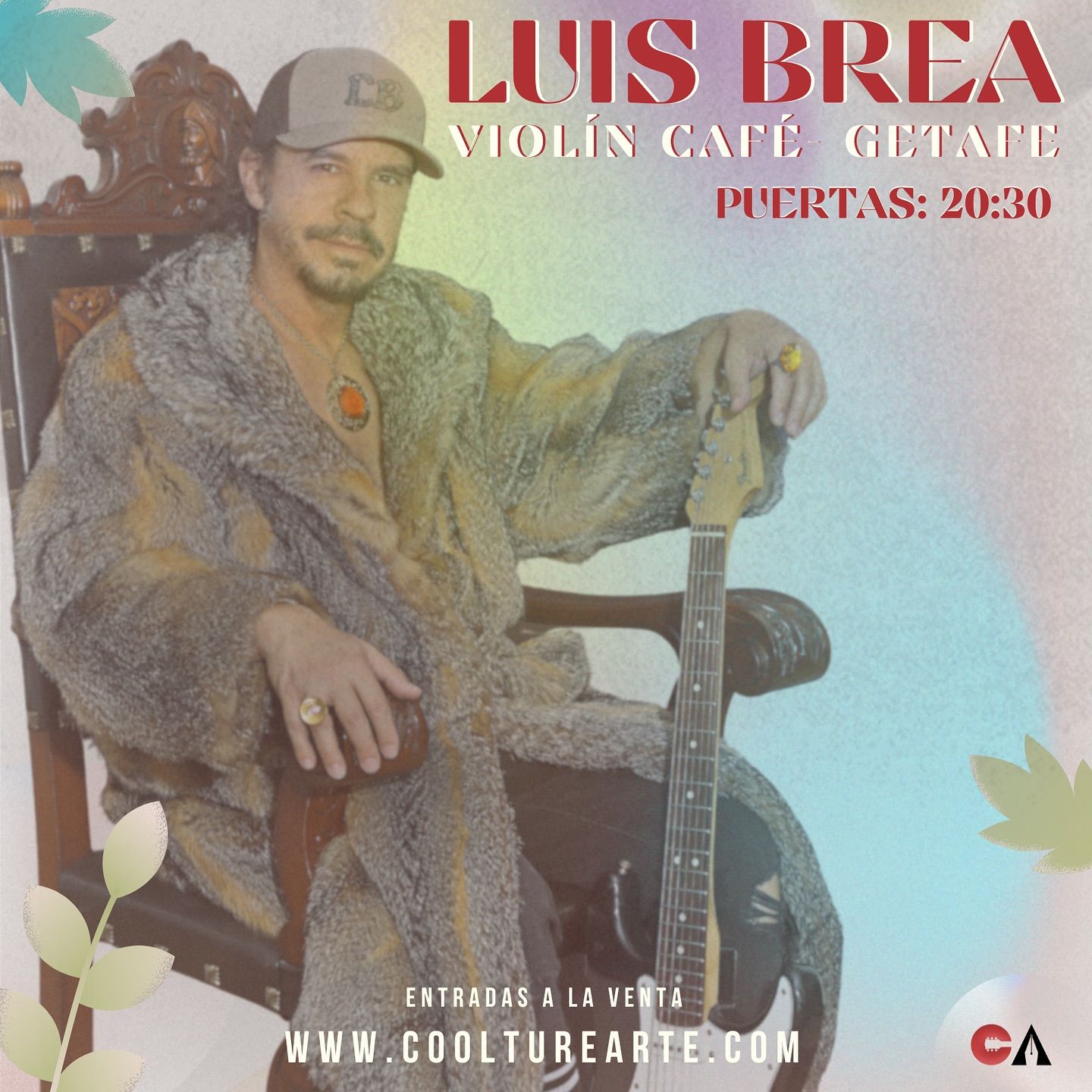 Cartel del concierto en Getafe