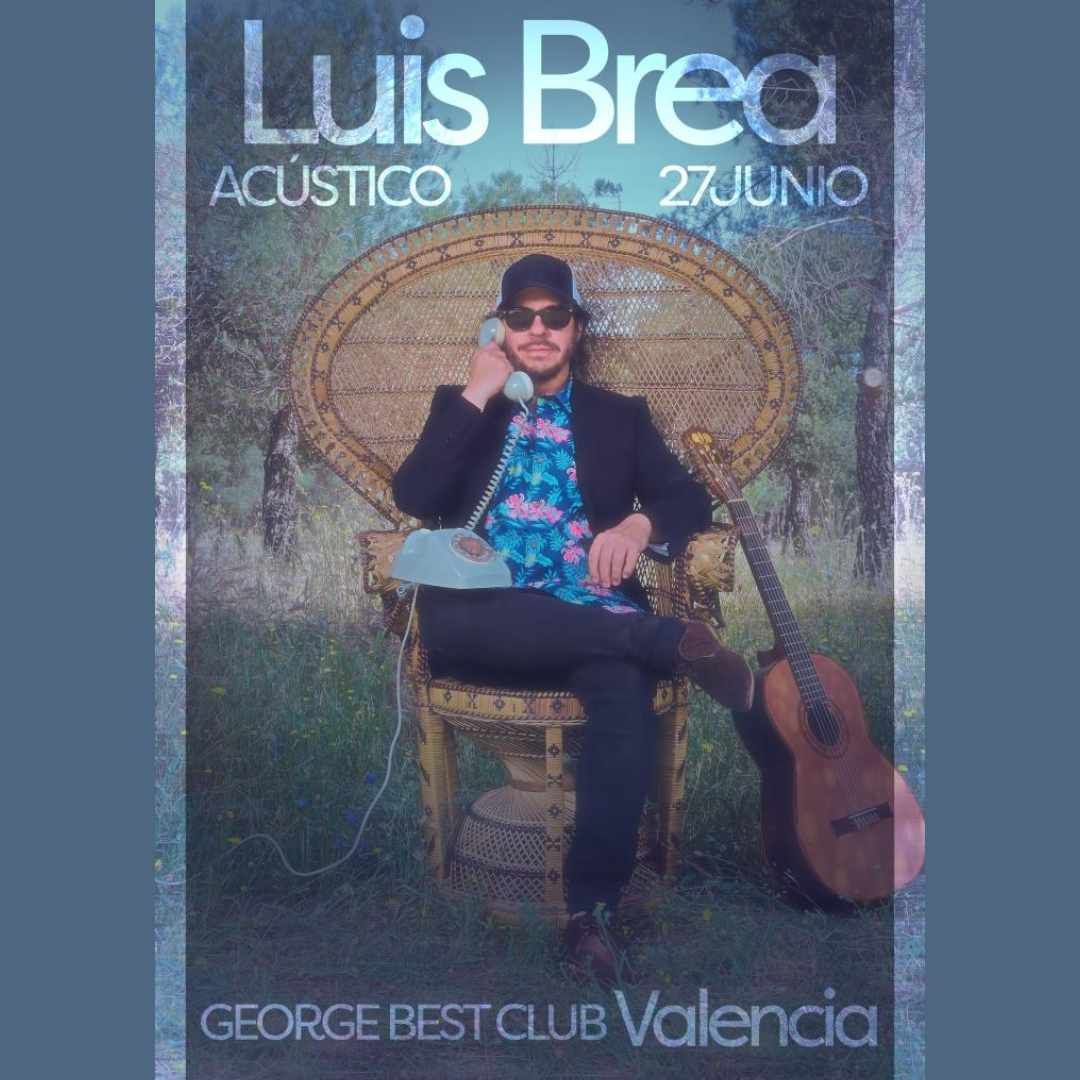 Cartel del concierto en Valencia
